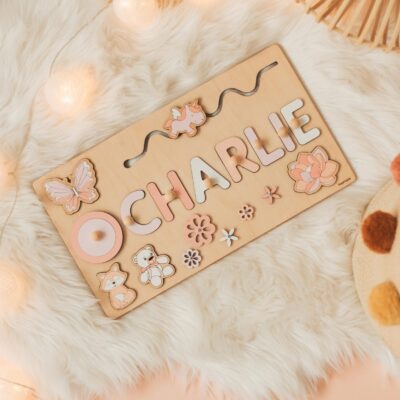 First Christmas Gift For Kids Custom Name Busy Board Montessori Activity Wooden Toys 1st Birthday Gift Baby Shower Gift Nursery Decor