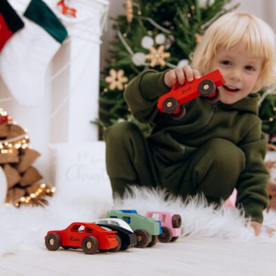 Unique Pink Toy Car for Girls Personalized Wooden Cars Sensory Toys Stocking Stuffers Wooden Auto Track Handmade Toys Keepsake Gift Boy
