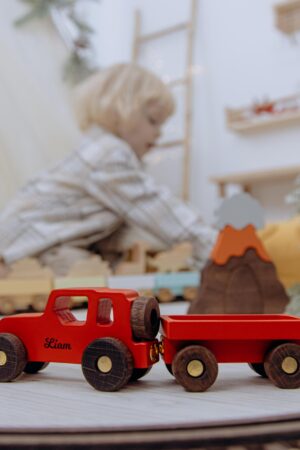 Wooden Farm Animals Set Small World Play Kids Birthday Gift Handmade Toys for Toddlers Easter Gifts Personalized Toy Car Building Blocks