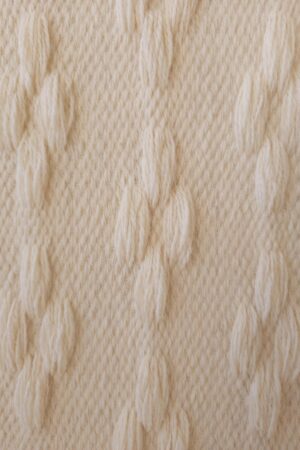 Large Framed Wall Decoration In Neutral Color - Wall Hanging - Ornament - Wool Weaving Tapestry - Wool Textile Art - Tapestry Wall Hanging