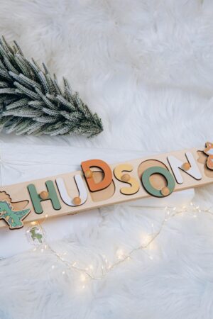 Christmas Gift For Toddlers Baby Girl Name Puzzle Montessori Toddler Toys Pastel Nursery Decor Newborn Baby Toys Personalized Baby Gifts