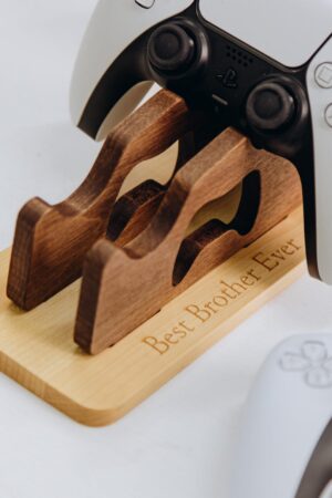 Husband Anniversary Gift Personalized Controller and Headphone Stand Video Game Valentine Gift Headset Accessories Boyfriend Birthday Gift