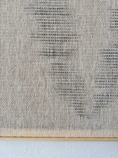 Elegant Boho Wall Decoration – Square Framed Wool Tapestry – Woven Wall Hanging – Minimalist Boho Decor – Natural Handwoven Art – Japandi