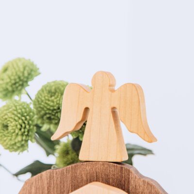 Wooden Resurrection Scene Modern Easter Nativity Set Easter Scene Wooden Decoration Spring Christian Home Figurine Ornament He is Risen